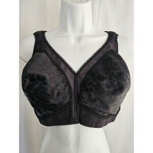 Playtex Bra Womens Black Wirefree Style 4693 Plus Size 40D